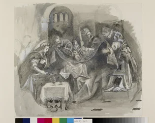 Tekening van Tintoretto